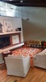 Living room fireplace