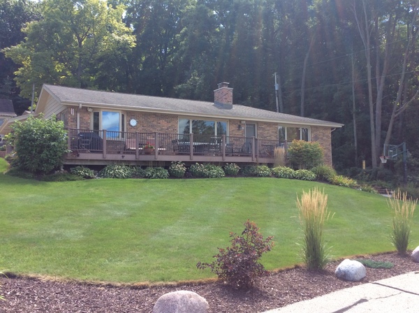 Beautiful home set on lakefront property