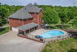 Aerial pool view