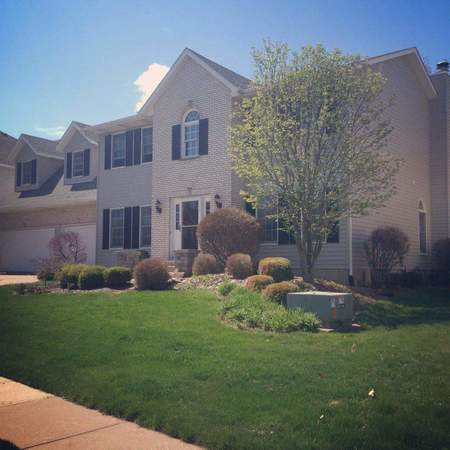 Large house with beautiful backyard