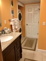 Bathroom with washer   dryer