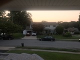 Looking out front door