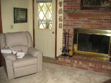Leather recliner
