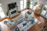 Living room birdseye