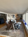 Sitting room with telescope