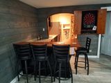Bar and dart board