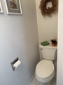 Half bath toilet