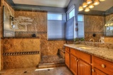 Master shower