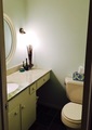 First floor half bath